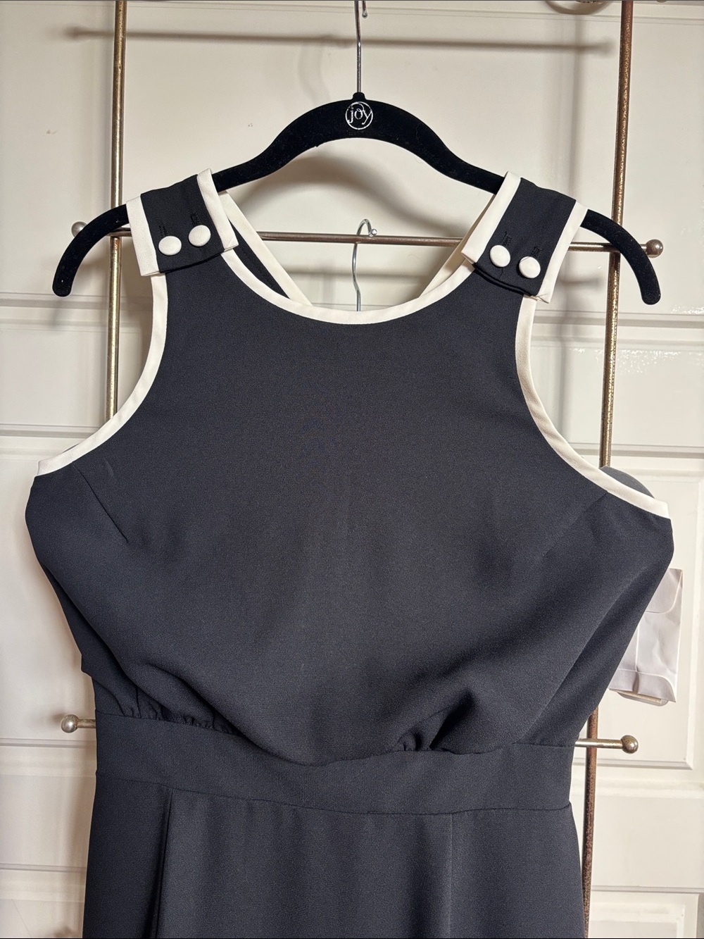 Vintage casual corner Classic Black Sleeveless Women's Dress - Picture 8 of 8